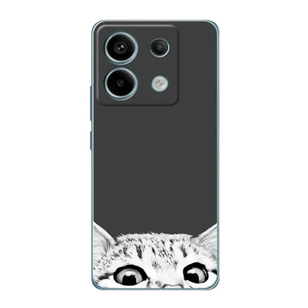 Чохол з принтом «Виглядає котик» для Xiaomi Redmi Note 13 Pro Чохол з принтом «Виглядає котик» для Xiaomi Redmi Note 13 Pro