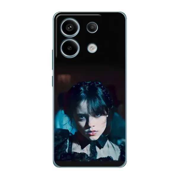 Чехол с принтом «взгляд Уэнздей» для Xiaomi Redmi Note 13 Pro