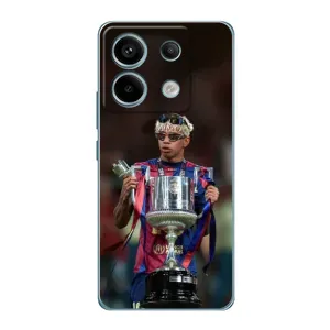Чохол з футболістом Ламін Ямаль Xiaomi Redmi Note 13 Pro (Ямаль з кубком)