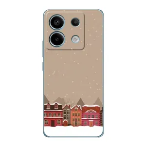 Новогодние, Праздничные Чехлы для Xiaomi Redmi Note 13 Pro (4G) - 2024 год (Зимний город)