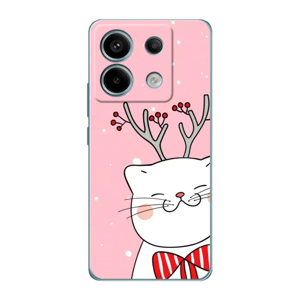Чехол с принтом «Зимний кот» для Xiaomi Redmi Note 13 Pro