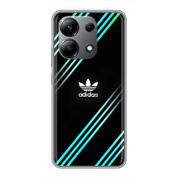Чехол с принтом «Адидас с полосами» для Xiaomi Redmi Note 13 (4G)