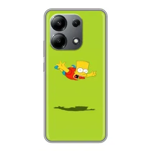 Чjхол з Сімпсонами для Xiaomi Redmi Note 13 (4G) (VPrint) (Барт Сімпсон)