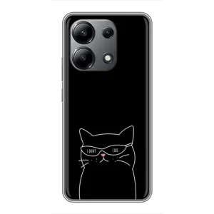 Чохол з принтом «Байдужий кіт» для Xiaomi Redmi Note 13 (4G)