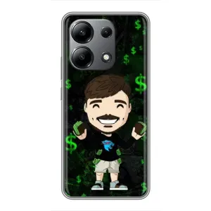Чехол с принтом «Блогер Beast» для Xiaomi Redmi Note 13 (4G)
