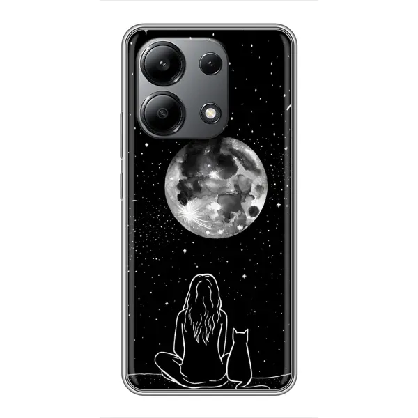 Чохол з принтом «Дівчина з котом» для Xiaomi Redmi Note 13 (4G) Чохол з принтом «Дівчина з котом» для Xiaomi Redmi Note 13 (4G)