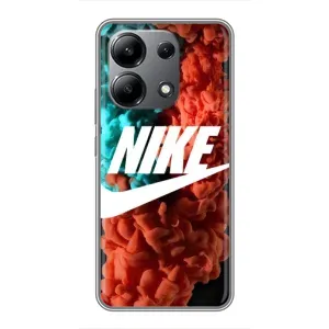 Чехол для Xiaomi Redmi Note 13 (4G) - с принтом Найк (AlphaPrint) (Дымчатый найк)