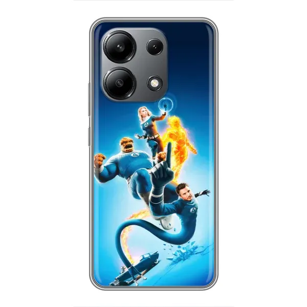 Чехол с принтом «Герои Фантастическая Четверка» для Xiaomi Redmi Note 13 (4G)