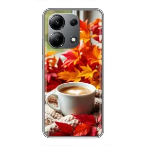 Чохол з унікальним дизайном 'Осінь з кавою' для Xiaomi Redmi Note 13 (4G)