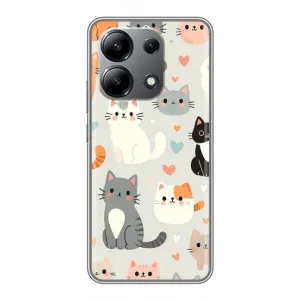 Чохол з принтом «Колаж котів» для Xiaomi Redmi Note 13 (4G)