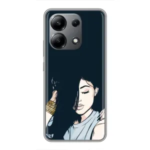 Чохол з принтом «Гарна дівчина» для Xiaomi Redmi Note 13 (4G)