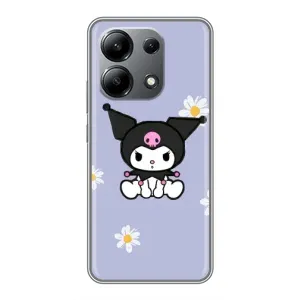 Чохол з кроликом Куромі на Xiaomi Redmi Note 13 (4G) (Куромі в квітах)
