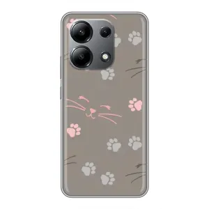 Чохол з принтом «Лапи і вуса» для Xiaomi Redmi Note 13 (4G)