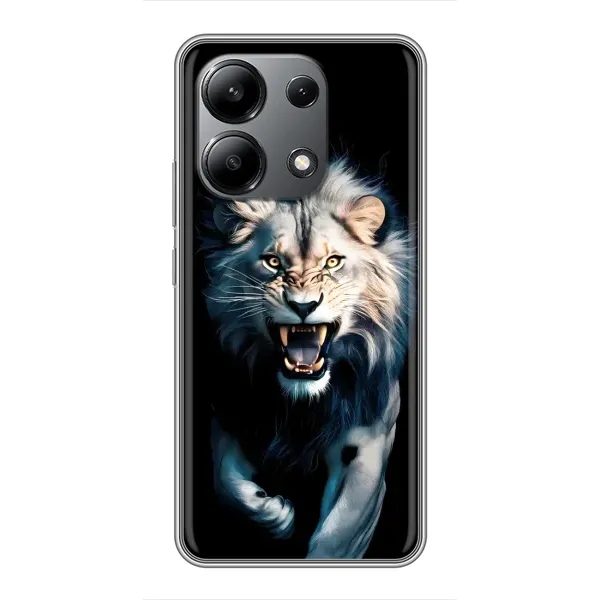 Чохол з принтом «Лев у темряві» для Xiaomi Redmi Note 13 (4G)