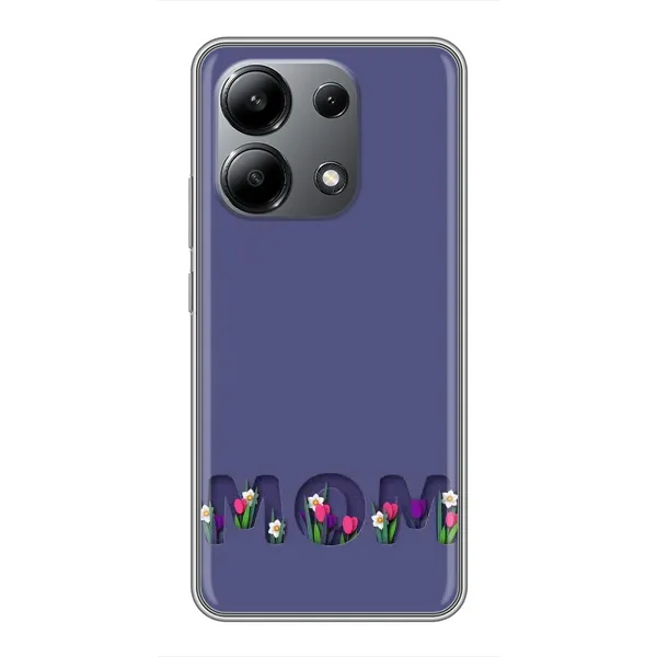 Чохол з принтом «Мама в квітах» для Xiaomi Redmi Note 13 (4G)