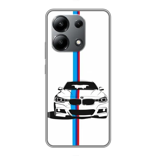 Чехол с принтом «Машина БМВ» для Xiaomi Redmi Note 13 (4G)