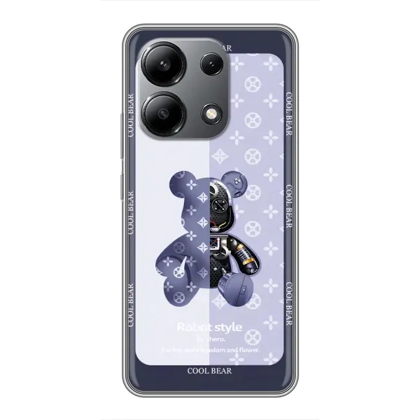 Чехол с принтом «Медвежонок LV» для Xiaomi Redmi Note 13 (4G)