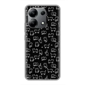 Чехол с принтом «Меленькие котики» для Xiaomi Redmi Note 13 (4G)