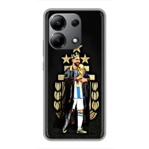 Чохли для Xiaomi Redmi Note 13 (4G) (Leo чемпіон) (AlphaPrint) (Мессі Король)