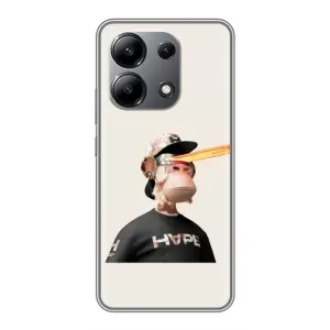 Чехлы с Обезьянами NFT для Xiaomi Redmi Note 13 (4G) (AlphaPrint) (обезьяна NFT в очках)