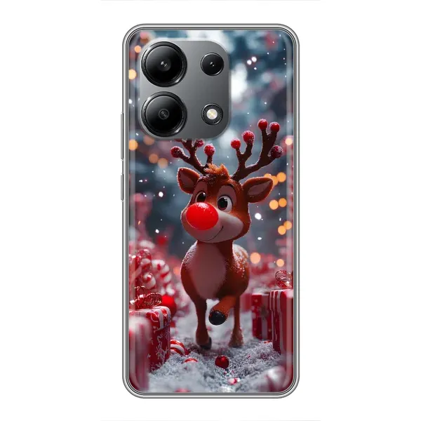 Чехол с принтом «Олень среди подарков» для Xiaomi Redmi Note 13 (4G)
