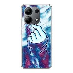Чехол с принтом «Радужное сердце» для Xiaomi Redmi Note 13 (4G)
