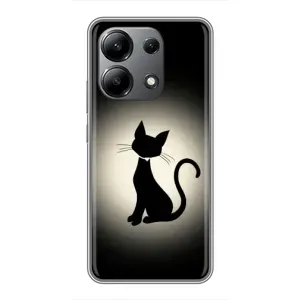 Чехол с принтом «Силуэт котика» для Xiaomi Redmi Note 13 (4G)