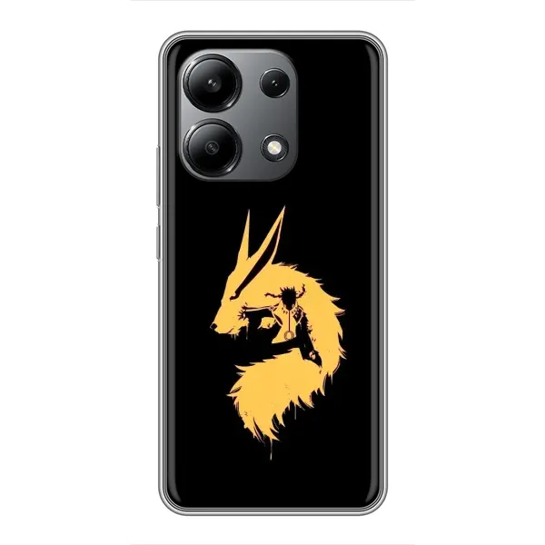 Чехол с принтом «силуэт Курама Наруто» для Xiaomi Redmi Note 13 (4G)