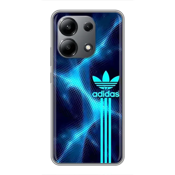 Чехол с принтом «Синий Адидас» для Xiaomi Redmi Note 13 (4G)