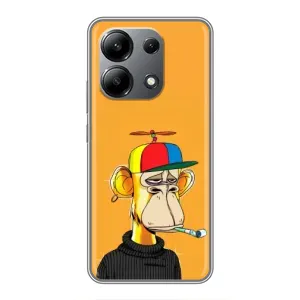 Чехлы с Обезьянами NFT для Xiaomi Redmi Note 13 (4G) (AlphaPrint) (Скучающая Обезьяна NFT)
