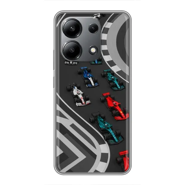 Чохол з принтом «Траса Ф1» для Xiaomi Redmi Note 13 (4G)
