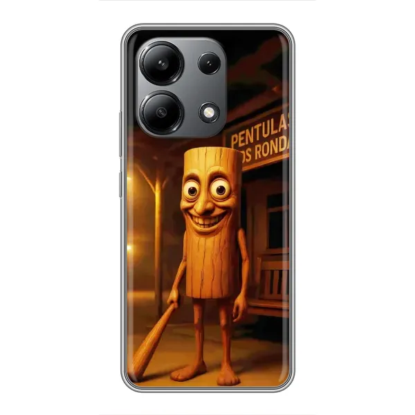 Чехол с принтом «Тунг тунг сахур» для Xiaomi Redmi Note 13 (4G)
