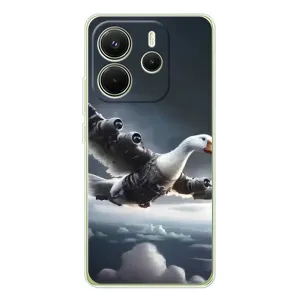Чохол з мемом Тралалело тралала на Xiaomi Redmi Note 14 4G (Global) (Бомбардіні гусіні)