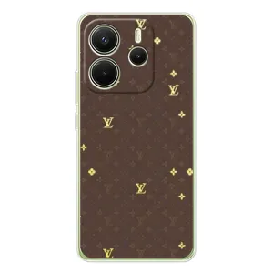Чехлы Луи Витон для Xiaomi Redmi Note 14 4G (Global version) (AlphaPrint - LOUIS VUITTON) (дизайн Луи Витон)