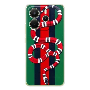 Чехлы ГУЧЧИ для Xiaomi Redmi Note 14 4G (Глобальная версия) (AlphaPrint) (Gucci змия)