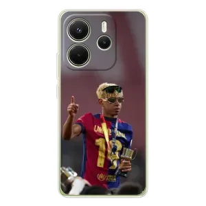 Чехол с футболистом Ламин Ямаль Xiaomi Redmi Note 14 4G (Global version) (Lamine Yamal)