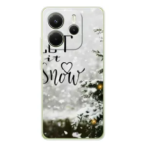 Новогодние, Праздничные Чехлы для Xiaomi Redmi Note 14 4G (Global version) - 2024 год (Let it snow)