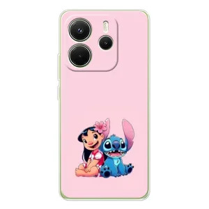 Чехол с принтом Стич на Xiaomi Redmi Note 14 4G (Global) (Лило и Стич)