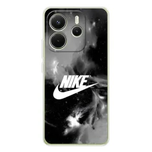 Чехол для Xiaomi Redmi Note 14 4G (Global version) - с принтом Найк (AlphaPrint) (Лого Найк)