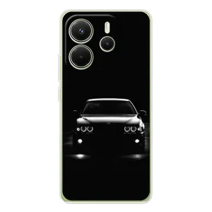 Чехол для Xiaomi Redmi Note 14 4G (Глобальная версия) - с принтом БМВ (AlphaPrint) (Машина BMW)