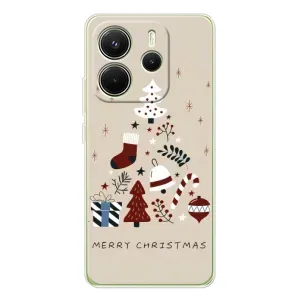 Рождественские, Праздничные Чехлы для Xiaomi Redmi Note 14 4G (Глобальная версия) (Merry Christmas)