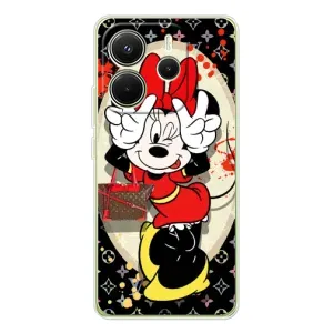 Чехол Disney Mouse Xiaomi Redmi Note 14 4G (Global version) (PREMIUMPrint) (Минни peace)