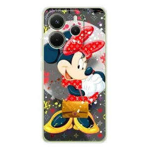 Чехол Disney Mouse Xiaomi Redmi Note 14 4G (Global version) (PREMIUMPrint) (Minni с бантиком)