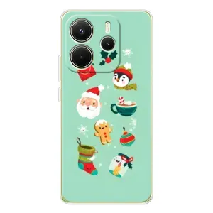 Новогодние Чехлы для Xiaomi Redmi Note 14 4G (Глобальная версия) (VPrint) (Настроение НГ)