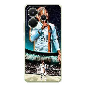 Чехол Неймар для Xiaomi Redmi Note 14 4G (Global version) (AlphaPrint) (Неймар ПСЖ)