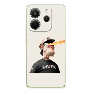 Чехлы с Обезьянами NFT для Xiaomi Redmi Note 14 4G (Global version) (AlphaPrint) (обезьяна NFT в очках)