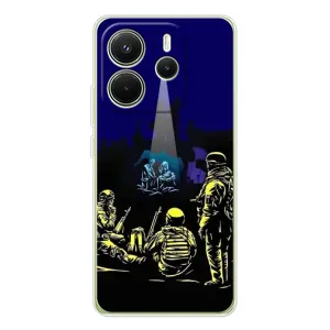 Рождественские, Праздничные Чехлы для Xiaomi Redmi Note 14 4G (Глобальная версия) (Рождество в Украине)