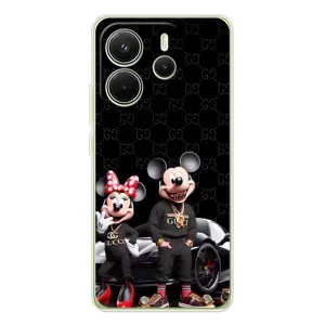 Чехол Disney Mouse Xiaomi Redmi Note 14 4G (Global version) (PREMIUMPrint) (Семья Маусов)