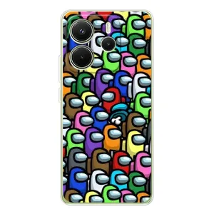 Чохли Амонг Ас для Xiaomi Redmi Note 14 4G (Global version) (AlphaPrint) (Убитий)