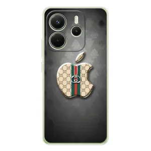 Чехлы ГУЧЧИ для Редми Ноут 14 4Джи (AlphaPrint) (Apple gucci)